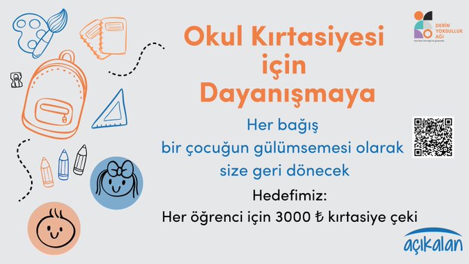 “Okul Kırtasiyesi İçin Dayanışmaya” çağrısı